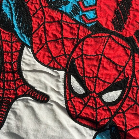 Preowned: Pottery Barn Kids Marvel Avengers Quilt (Full)/Sham/Spiderman Eurosham - Picture 6 of 11